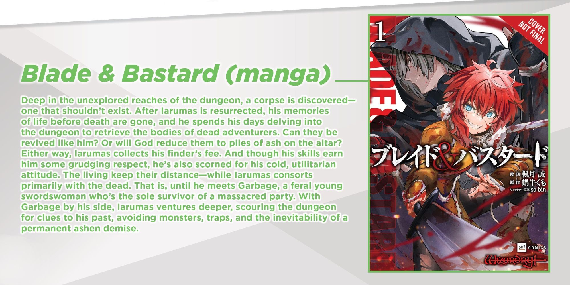 Yen Press April Announcement Blade &amp; Bastard