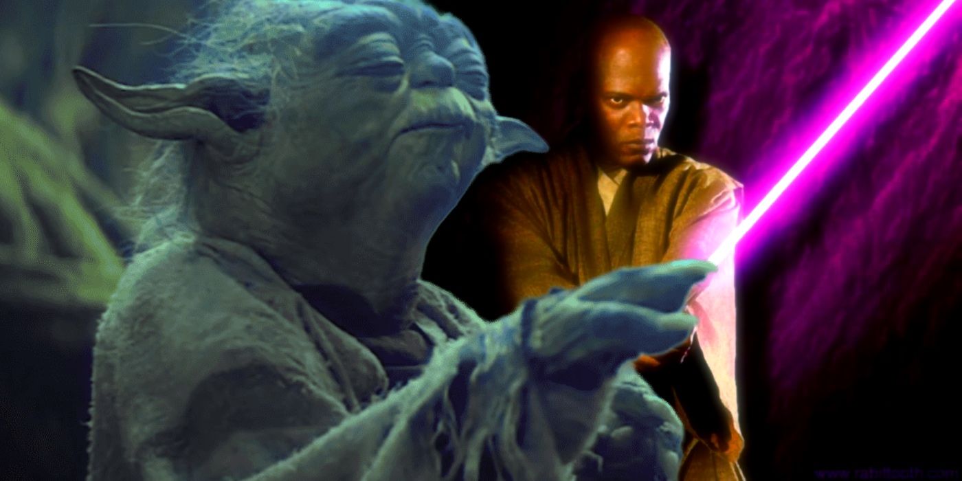 Yoda and Mace Windu Custom Star Wars Image