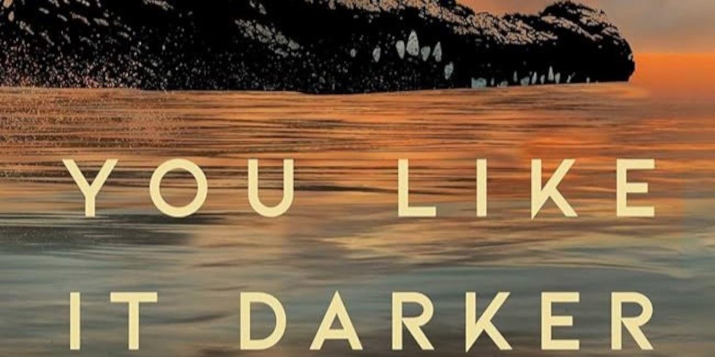 You Like It Darker Cover featuring the ocean at sunset and an island