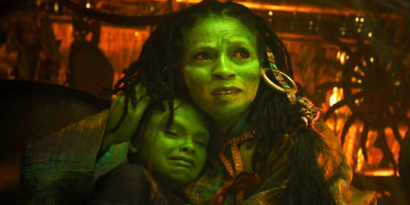 Young Gamora and her mother in Avengers Infinity War