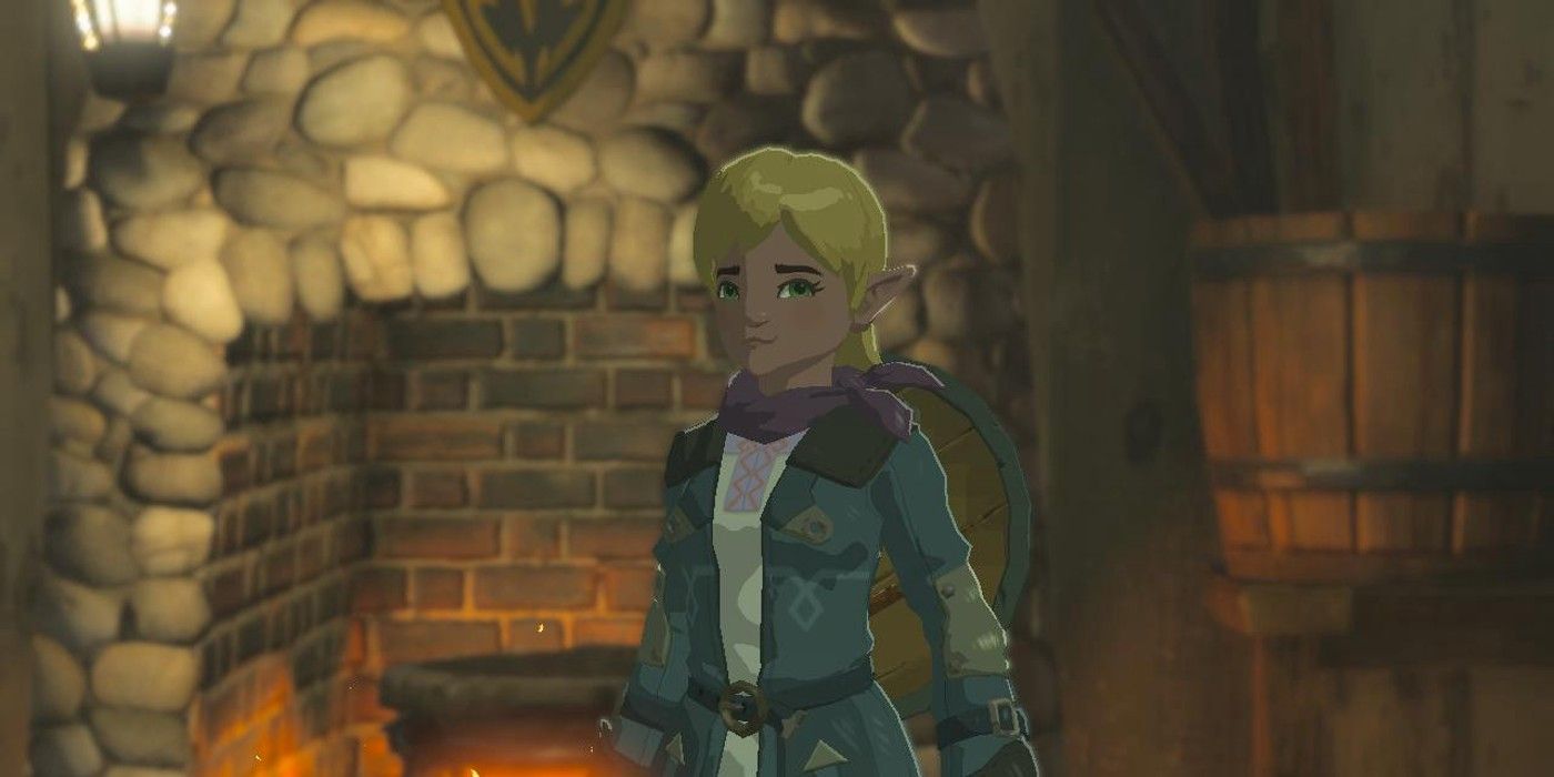 Selmie de volta ao lugar de Selmie em The Legend of Zelda: Tears of the Kingdom.