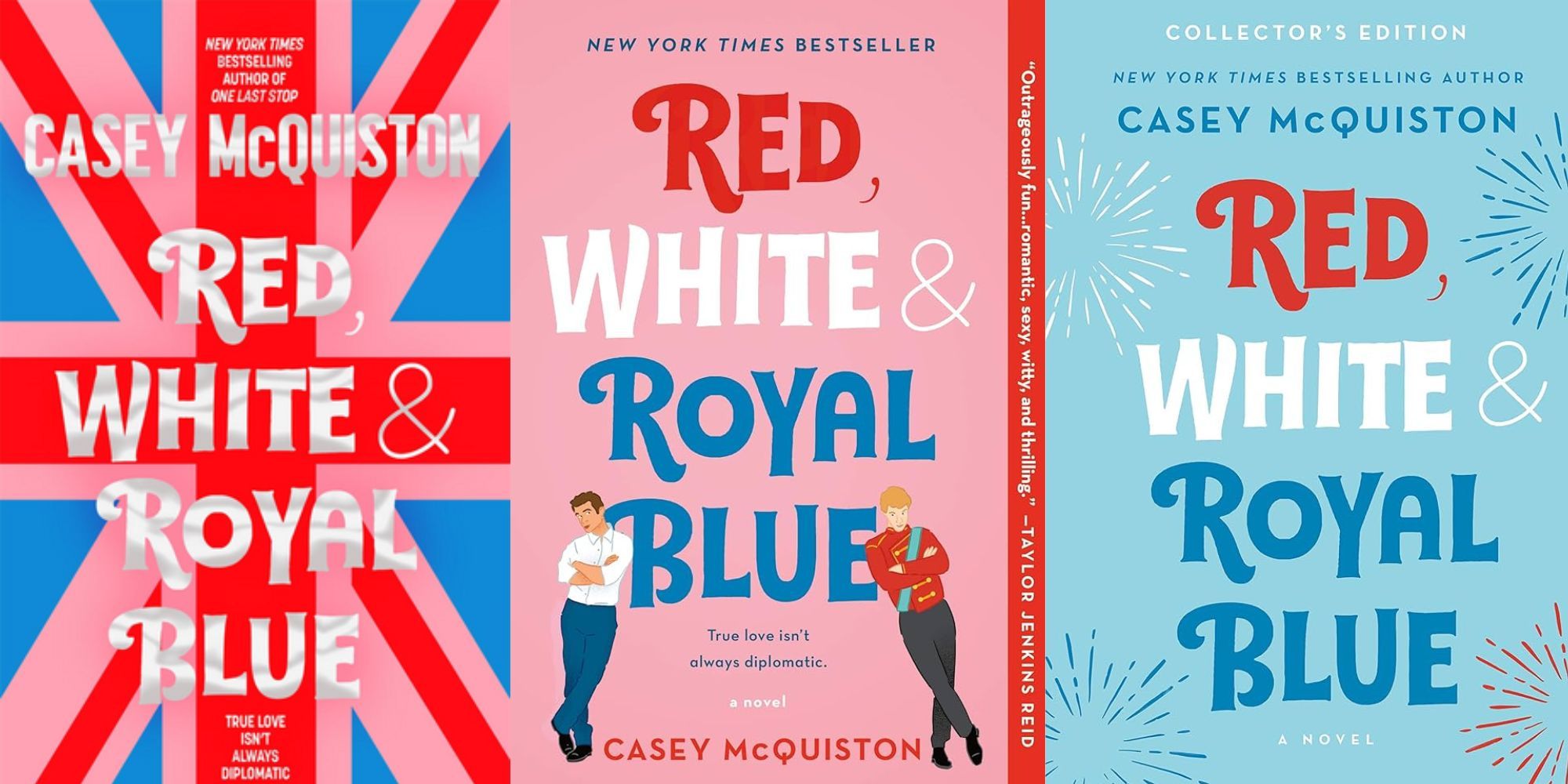 Different Red White & Royal Blue book covers