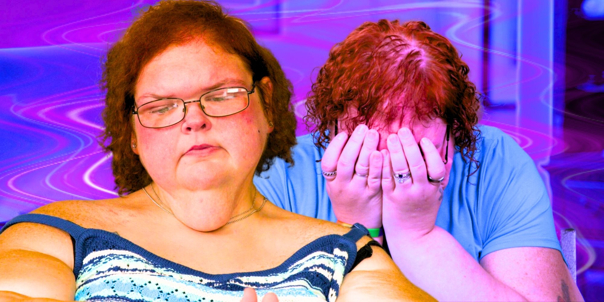 Video of 1000-Lb sister Tammy Slaton looking sad and crying in her hands