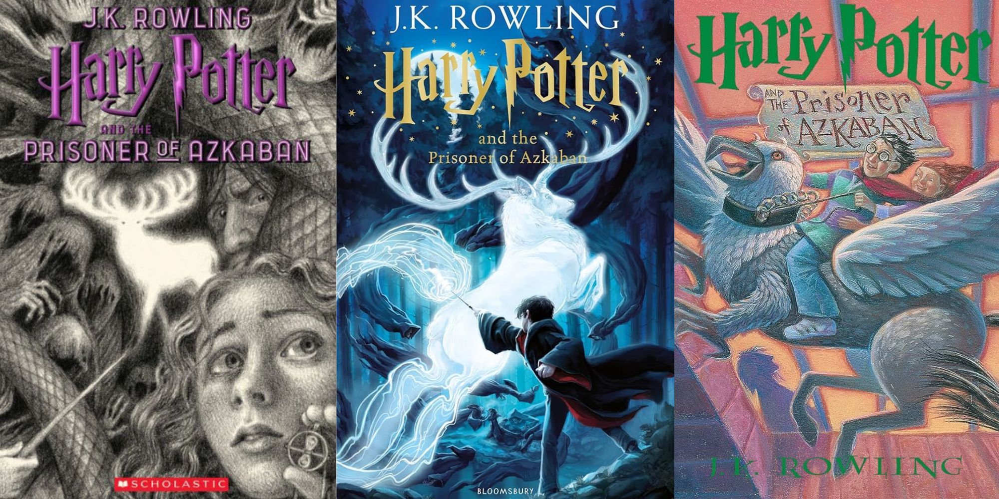 Harry Potter Prisoner of Azkaban book covers