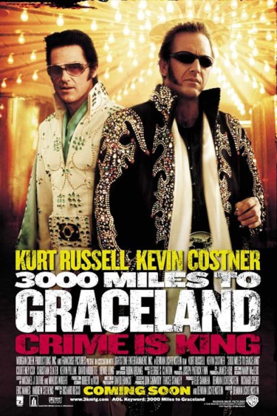 3000 Miles to Graceland (2001) - Poster - Kurt Russel & Kevin Costner