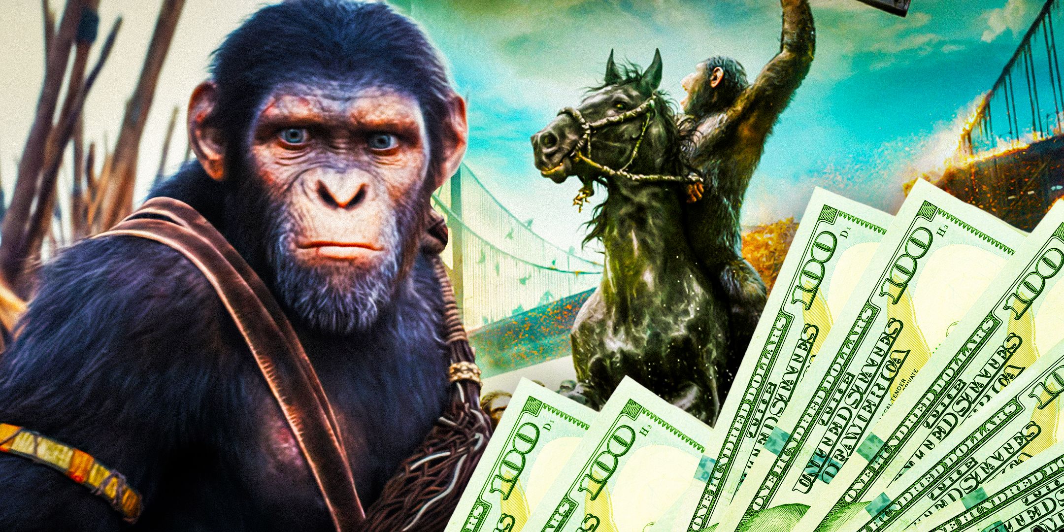 Custom image of Kingdom of the Planet of the Apes and Dawn of the Planet of the Apes