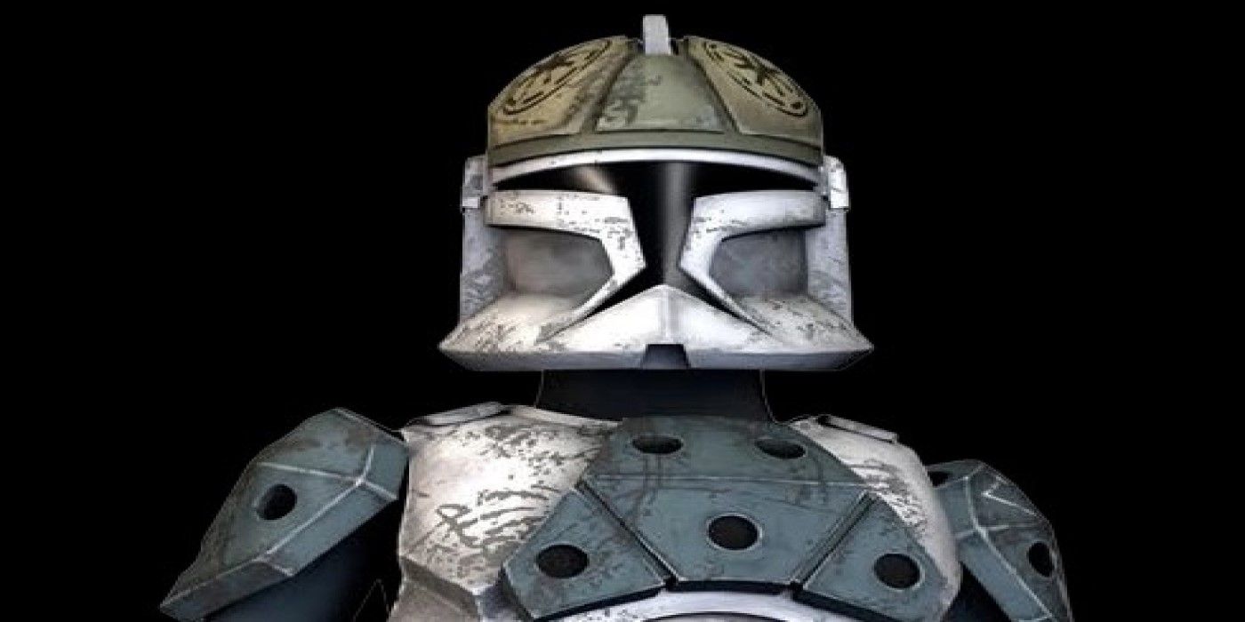 A Clone Gunner in Star Wars The Clone Wars.