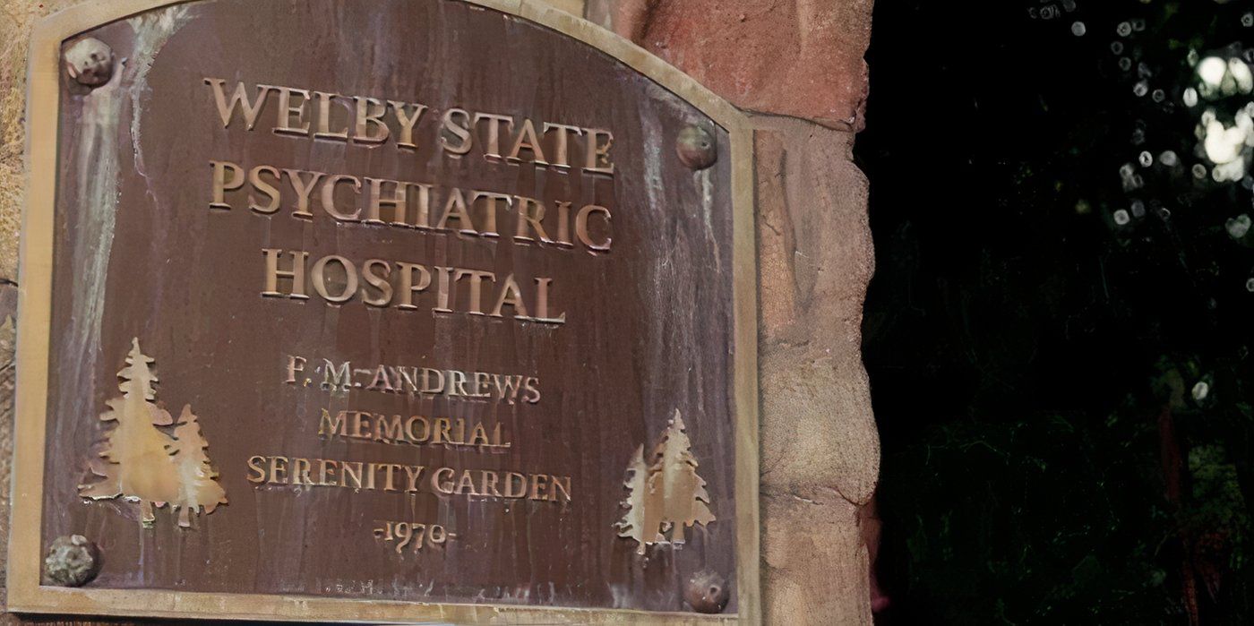 A sign says Welby State Psychiatric Hospital in Pretty Little Liars