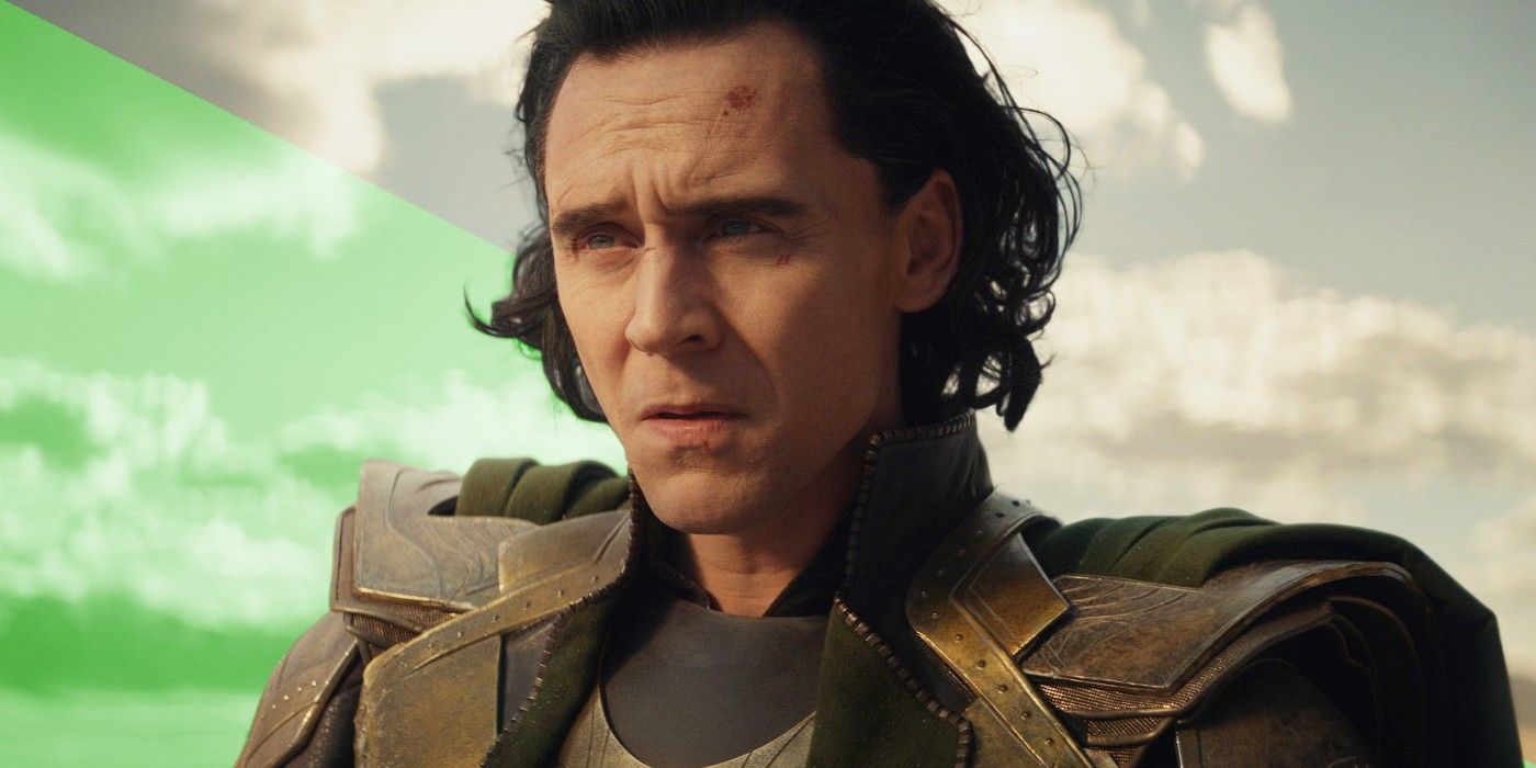 A stylized image of Loki looking confused in Loki season 1
