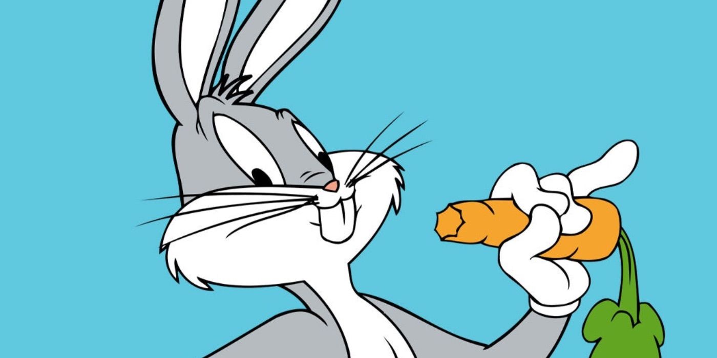 Bugs Bunny with a carrot