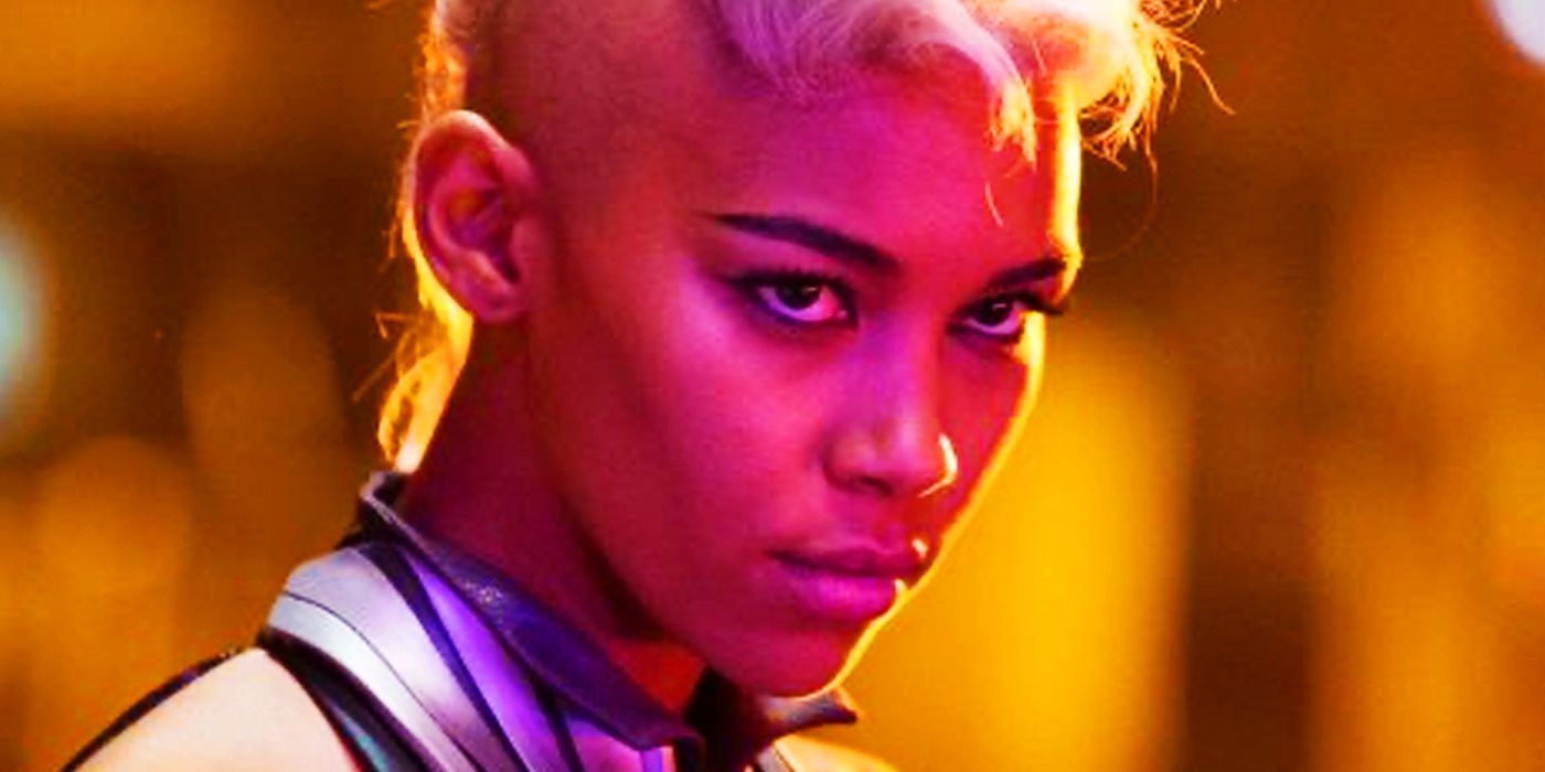 Alexandra Shipp's Storm working with Apocalypse in X-Men Apocalypse