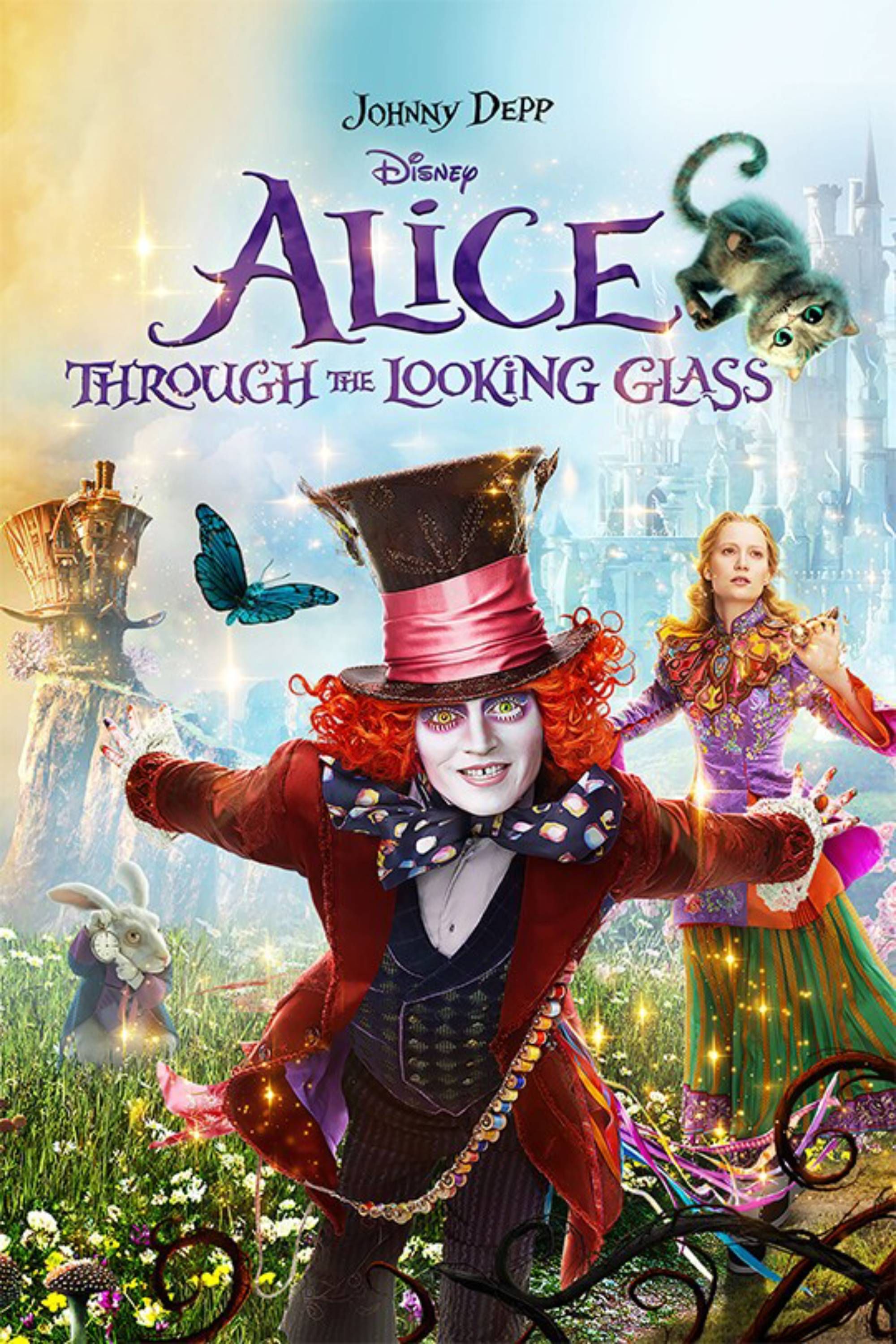 Alice Through the Looking Glass (2016) - Poster - Johnny Depp