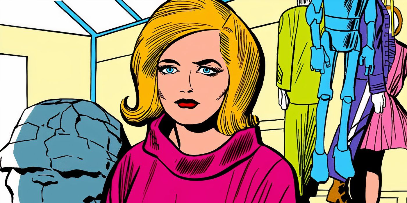 Alicia Masters looking upset in Marvel Comics