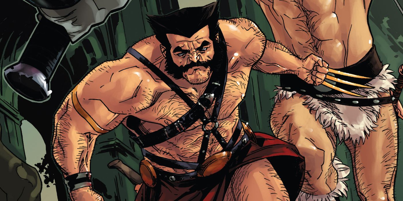 Versão alternativa de Wolverine em couro Marvel Comics Art