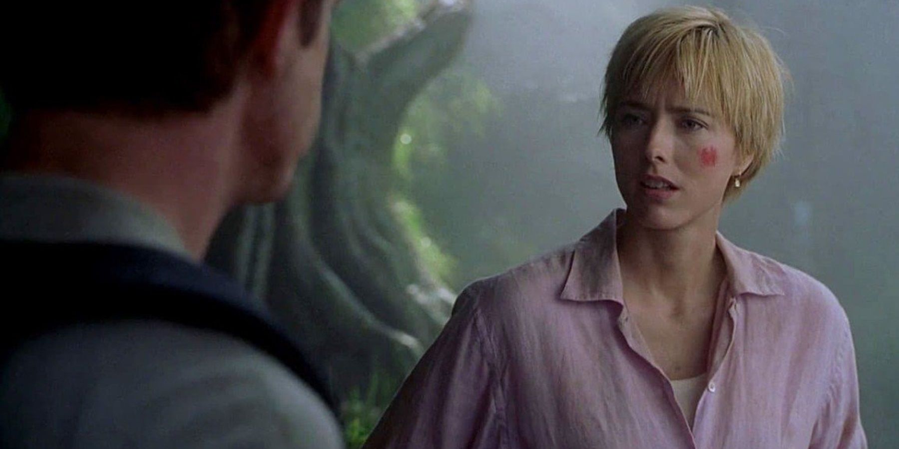 Amanda talking to Paul in Jurassic Park III