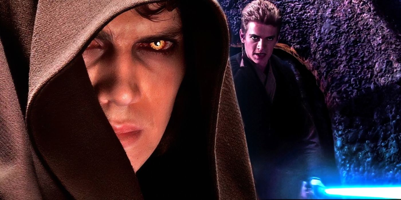 Star Wars' Anakin Skywalker going full dark side.