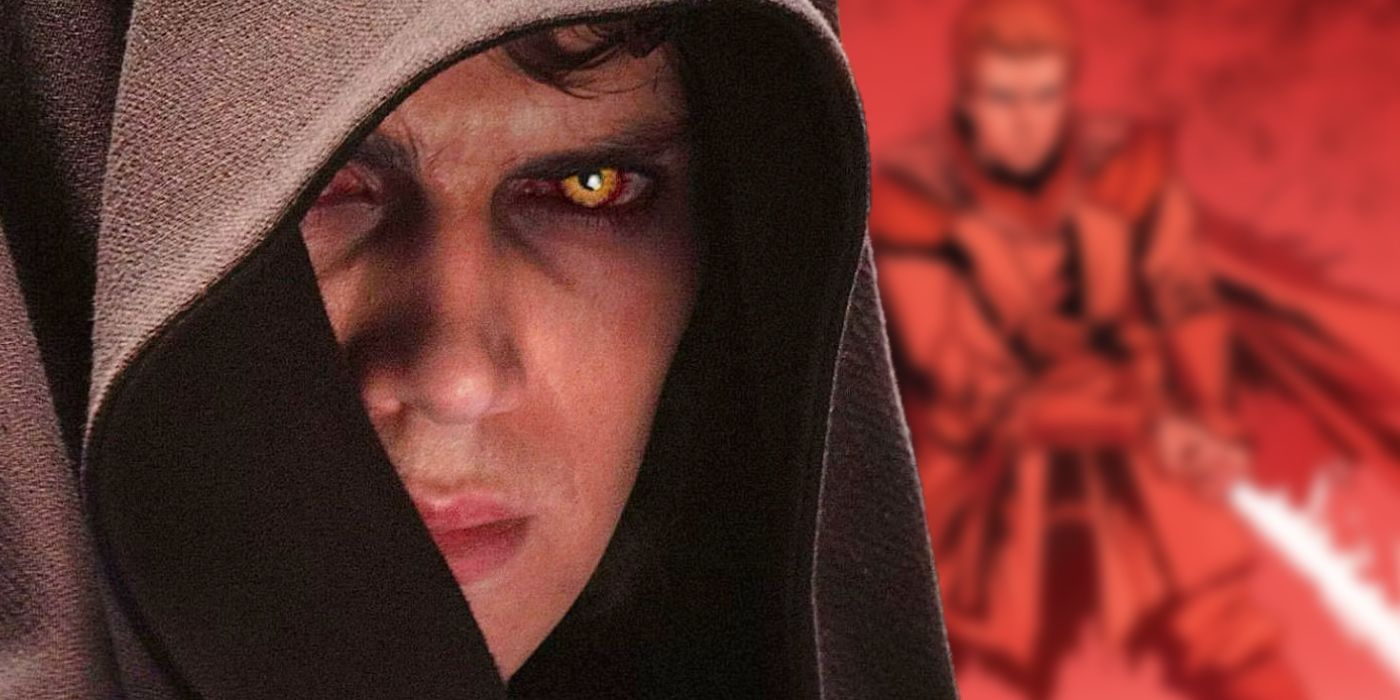 Anakin Sith Lord With Phantom Menace Dark Side Vision Custom Star Wars Image