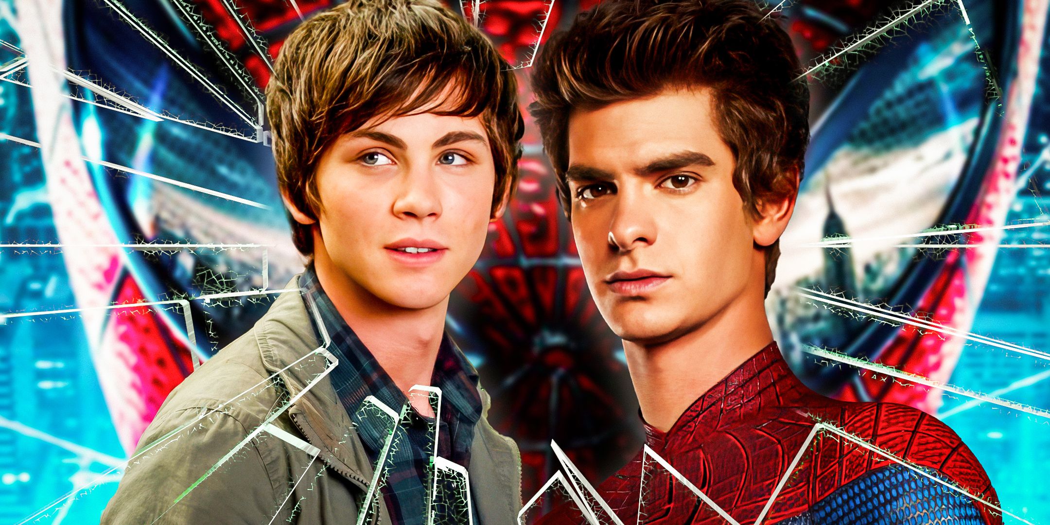 Andrew-Garfield----as-Spider-Man--Peter-Parker-from-The-Amazing-Spider-Man-and-Logan-Lerman-as-Percy-Jackson-from-Percy-Jackson--the-Olympians-The-Lightning-Thief