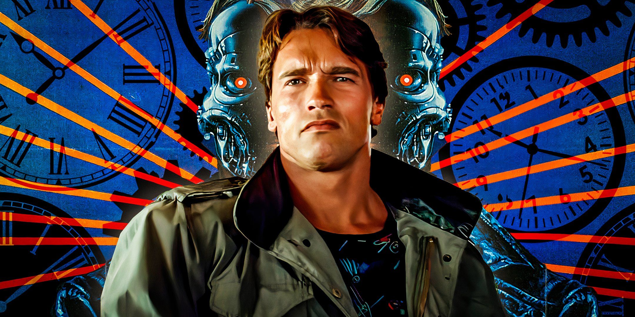 Arnold Schwarzenegger como Terminator de The Terminator