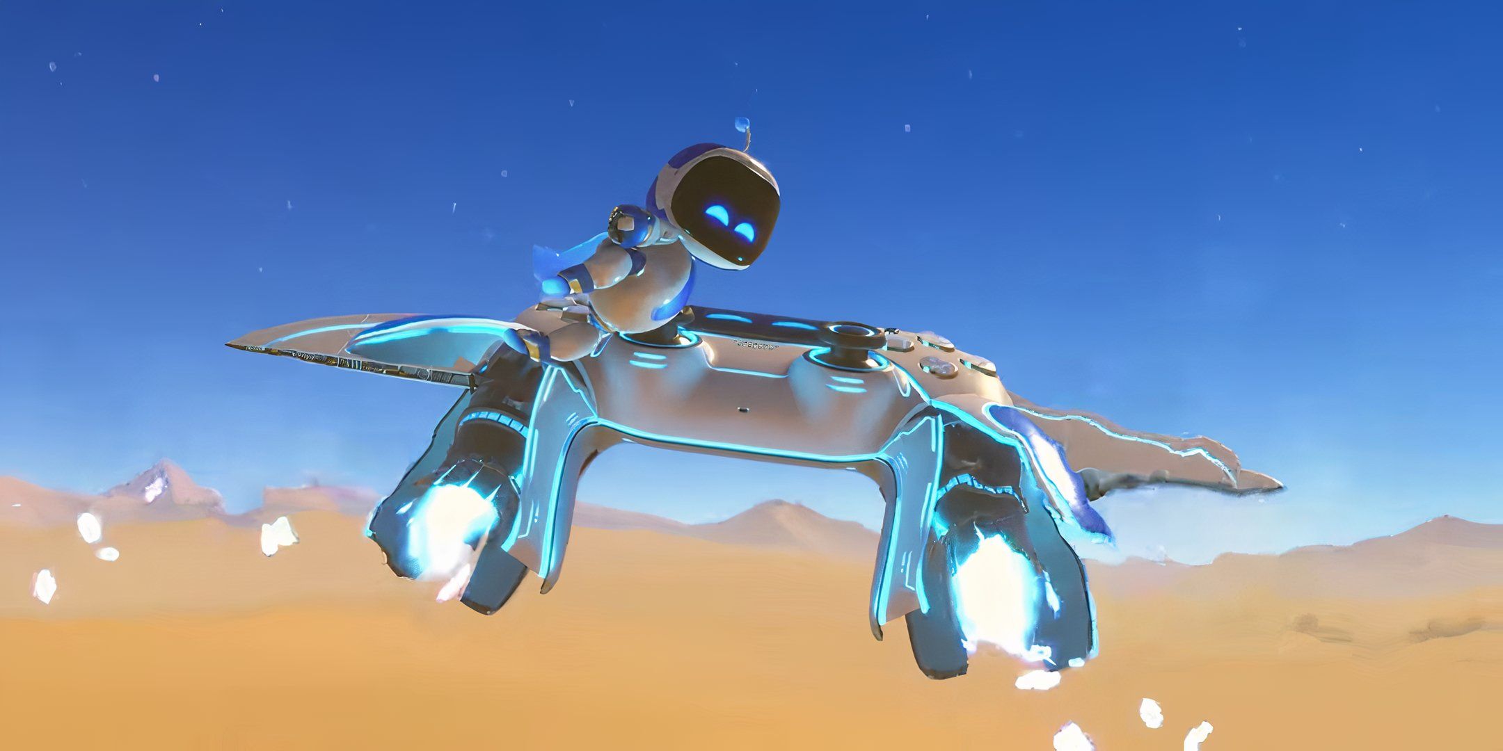 Astro Bot on a Dual Sense Controller PS5 ship
