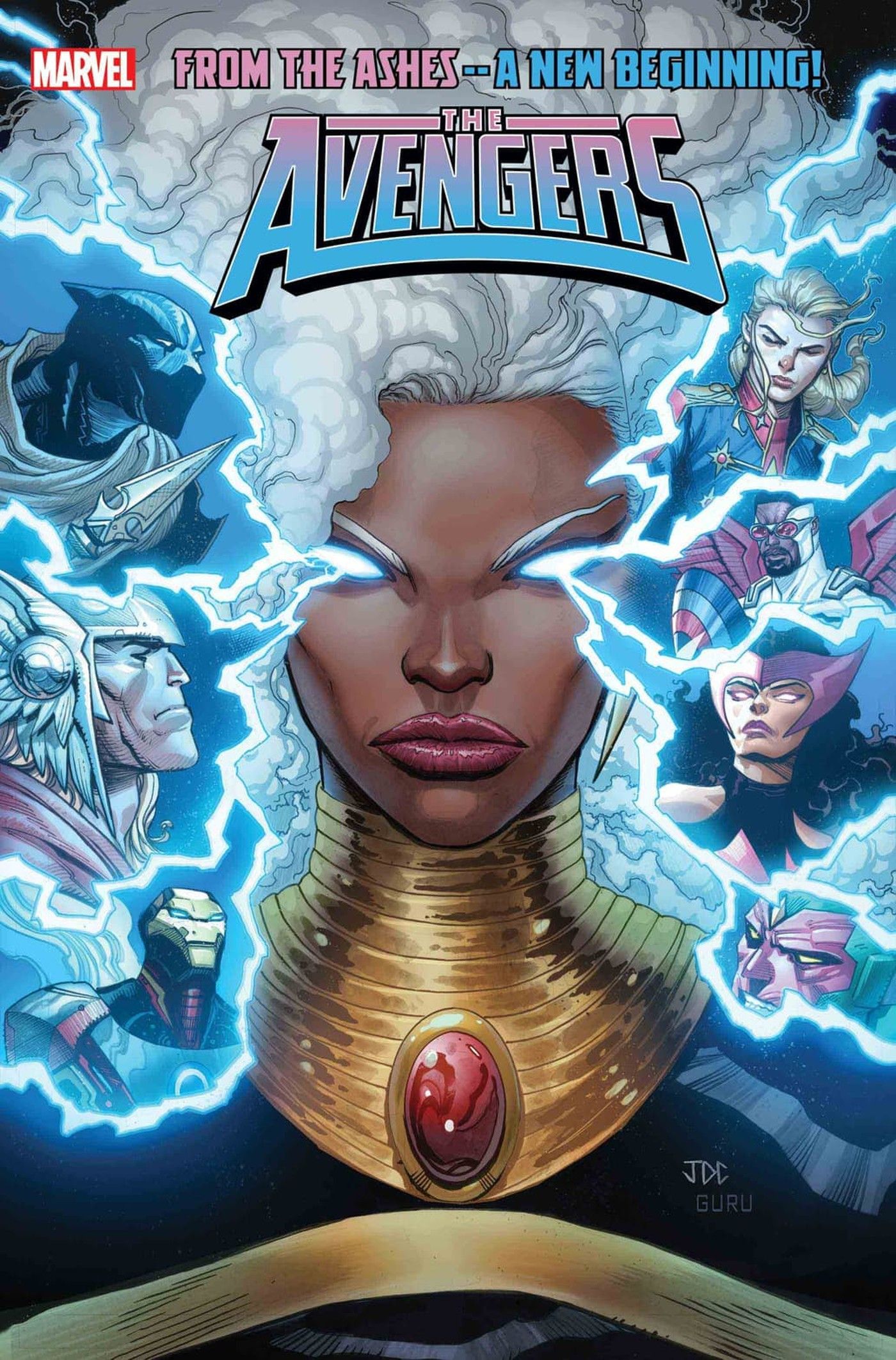 Capa dos Vingadores 17 – Tempestade se junta aos Vingadores-1