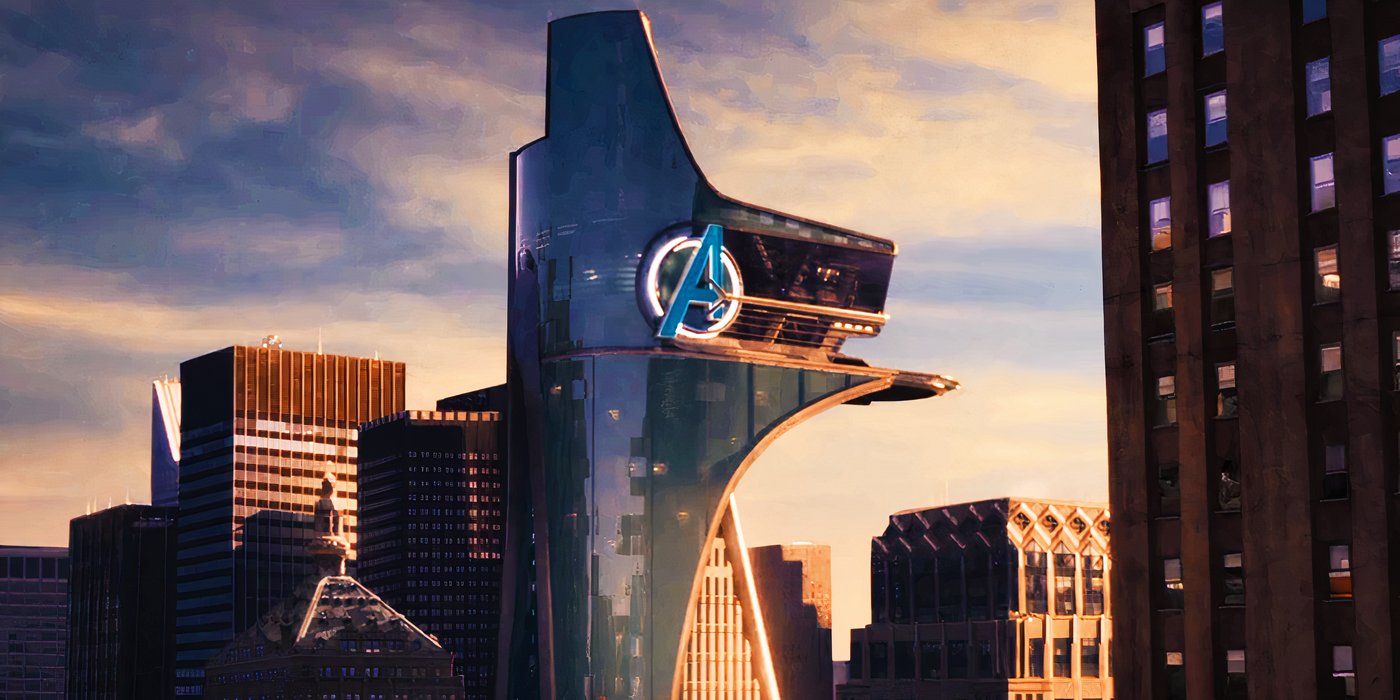 Avengers Tower rebranded in Avengers Age of Ultron