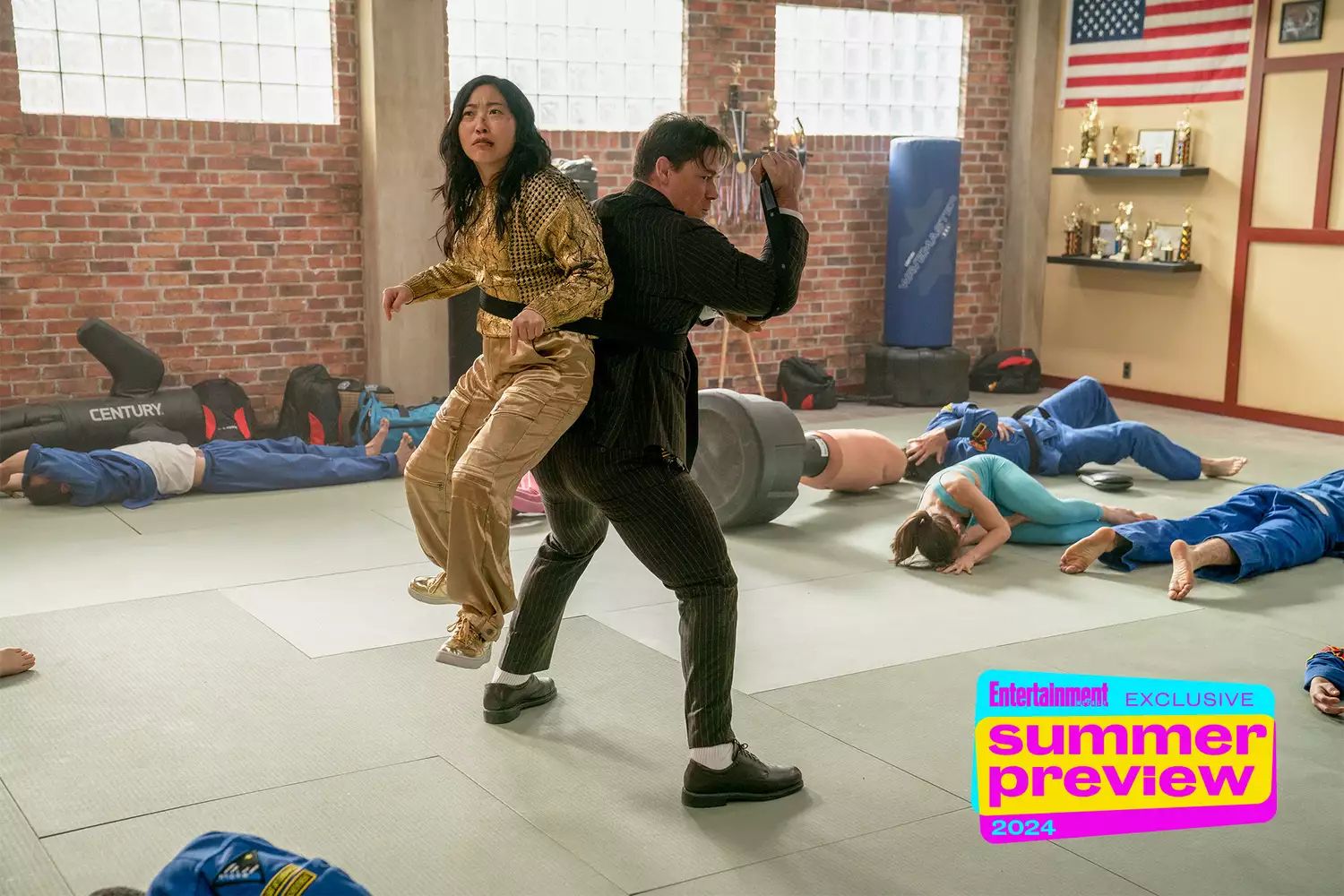 Shang-Chi's Simu Liu & Awkwafina Team With John Cena In Action-Comedy Movie Images