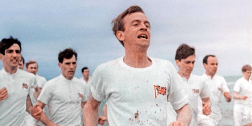 Runners on the beach in Chariots of Fire