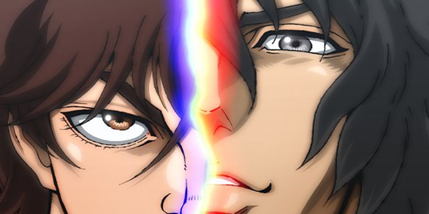 Baki and Kengan Ashura featured image with a split image of the faces of the two protagonists
