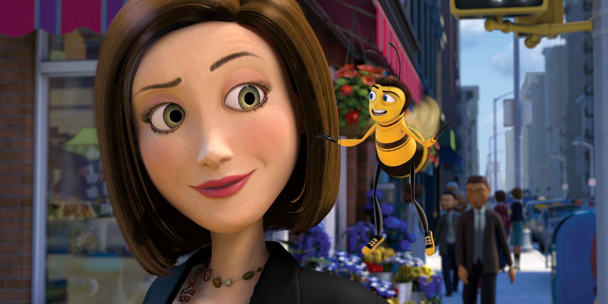Barry and Vanessa in Bee Movie