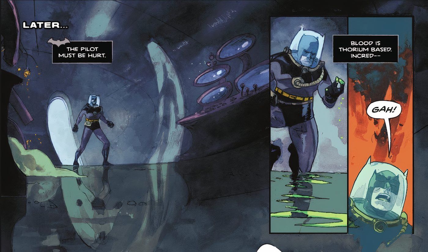 Batman, o Bravo e o Ousado # 13 com traje de banho Hazmat hazbat