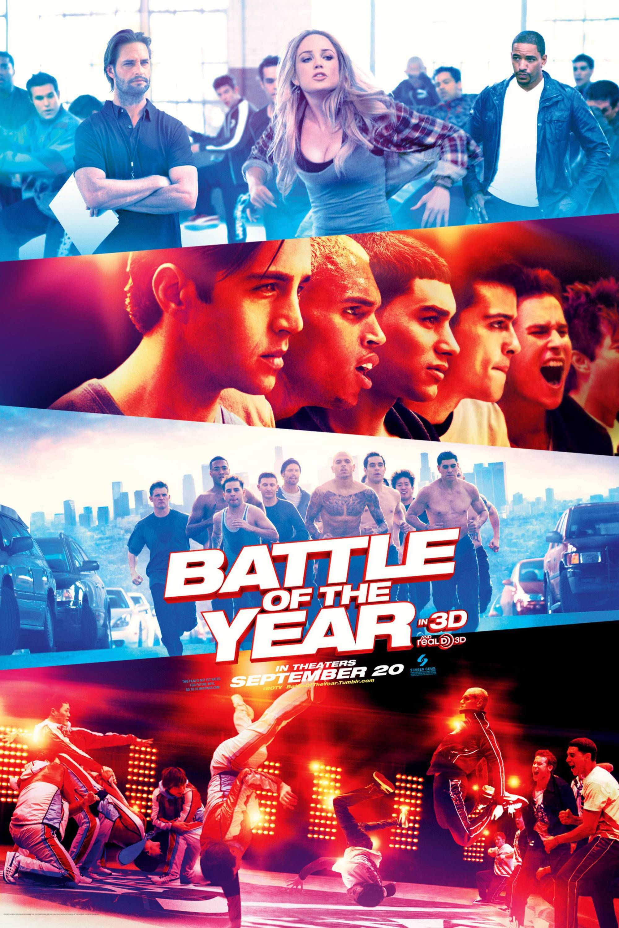 Battle Of The Year - Poster - Josh holloway, Josh Peck &amp; Chris Brown Dancing