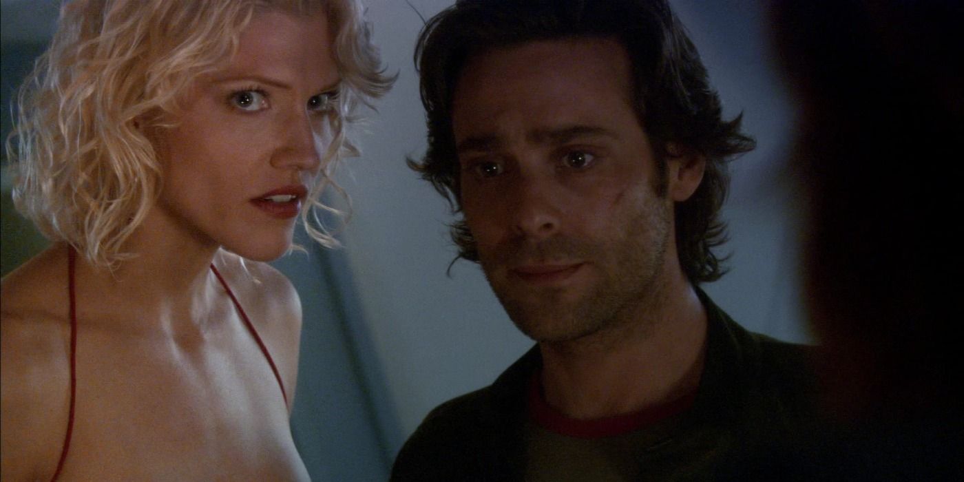 Gaius Baltar and Six in Battlestar Galactica