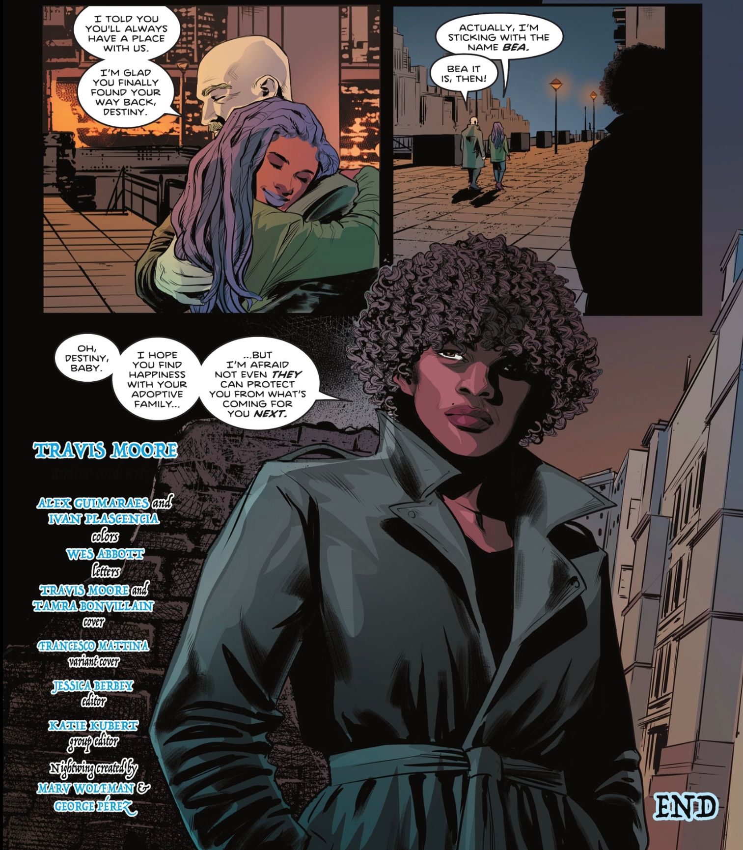 La madre de Bea Bennett sigue viva en la página final de Nightwing 2024 Annual #1.