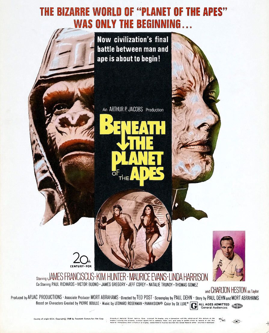 Cartaz do filme Beneath the Planet of the Apes