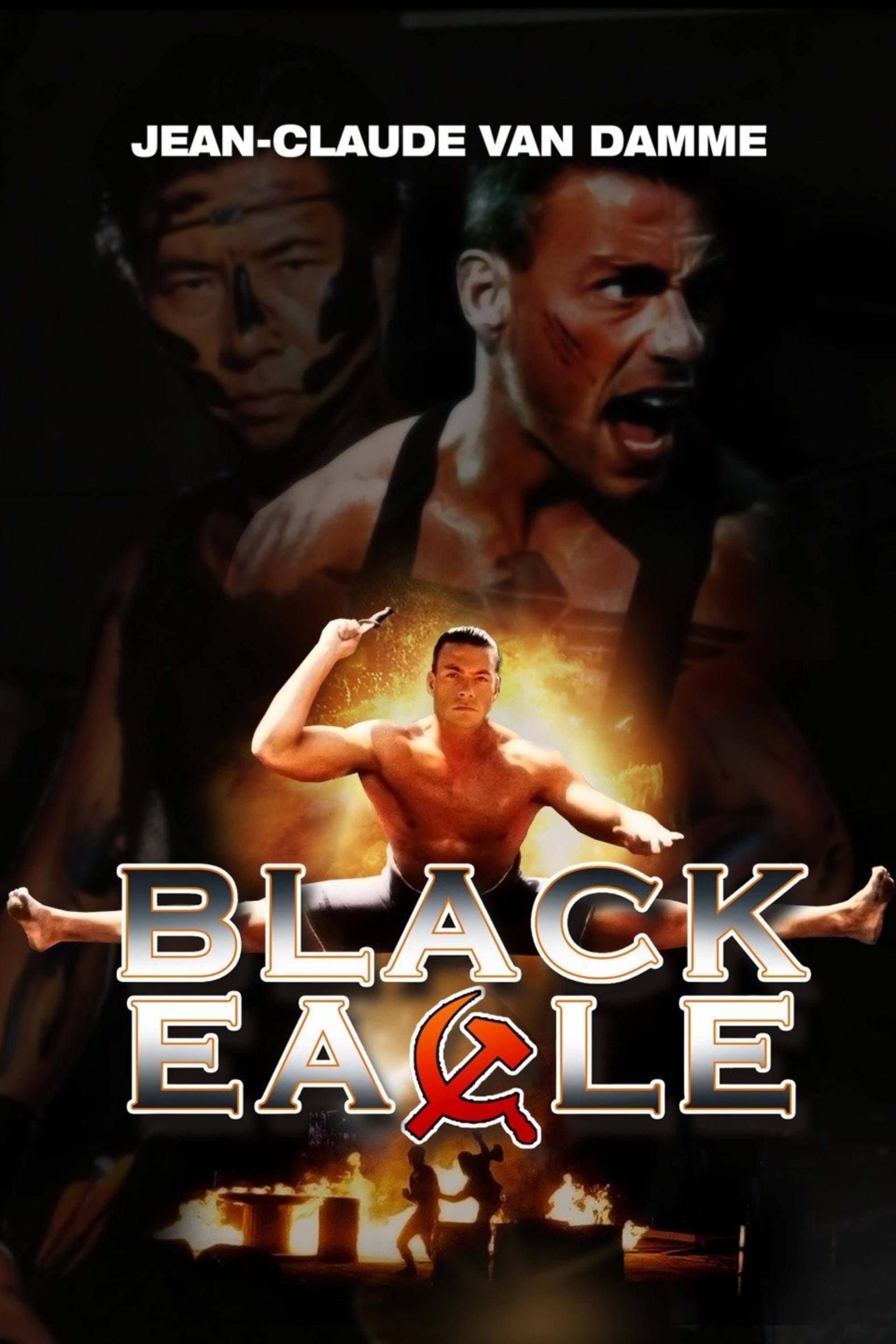 Black Eagle (1988) - Poster - Van Damme Spliting