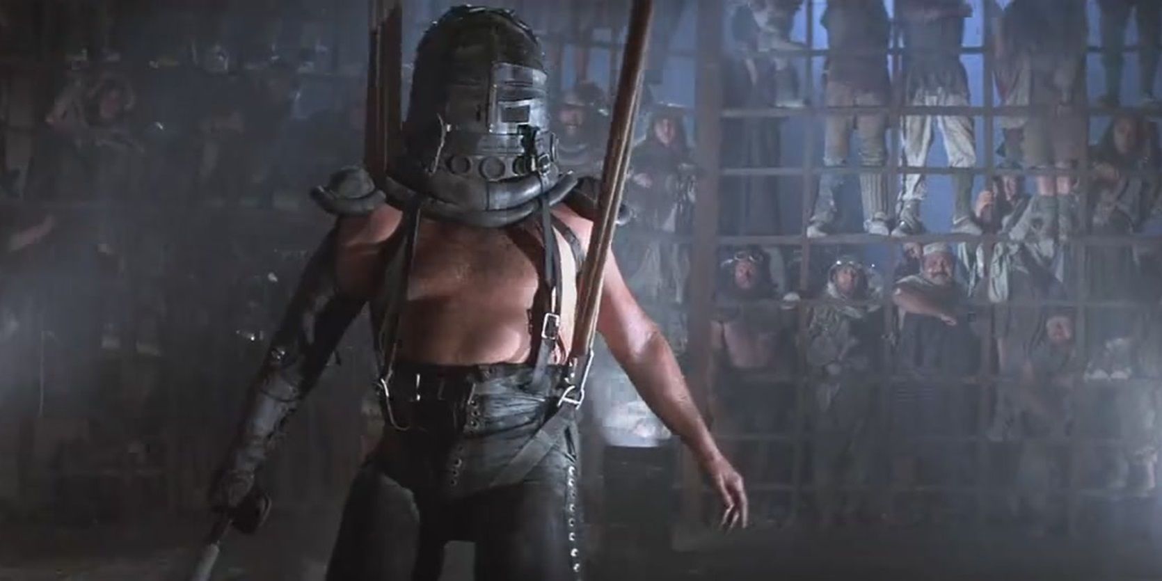 Blaster na arena em Mad Max Beyond Thunderdome