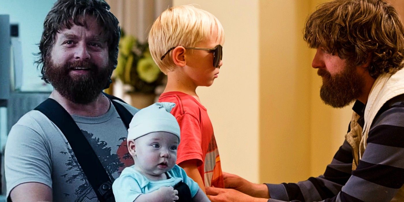 Blended image of Alan and Tyler in The Hangover and The Hangover Part II
