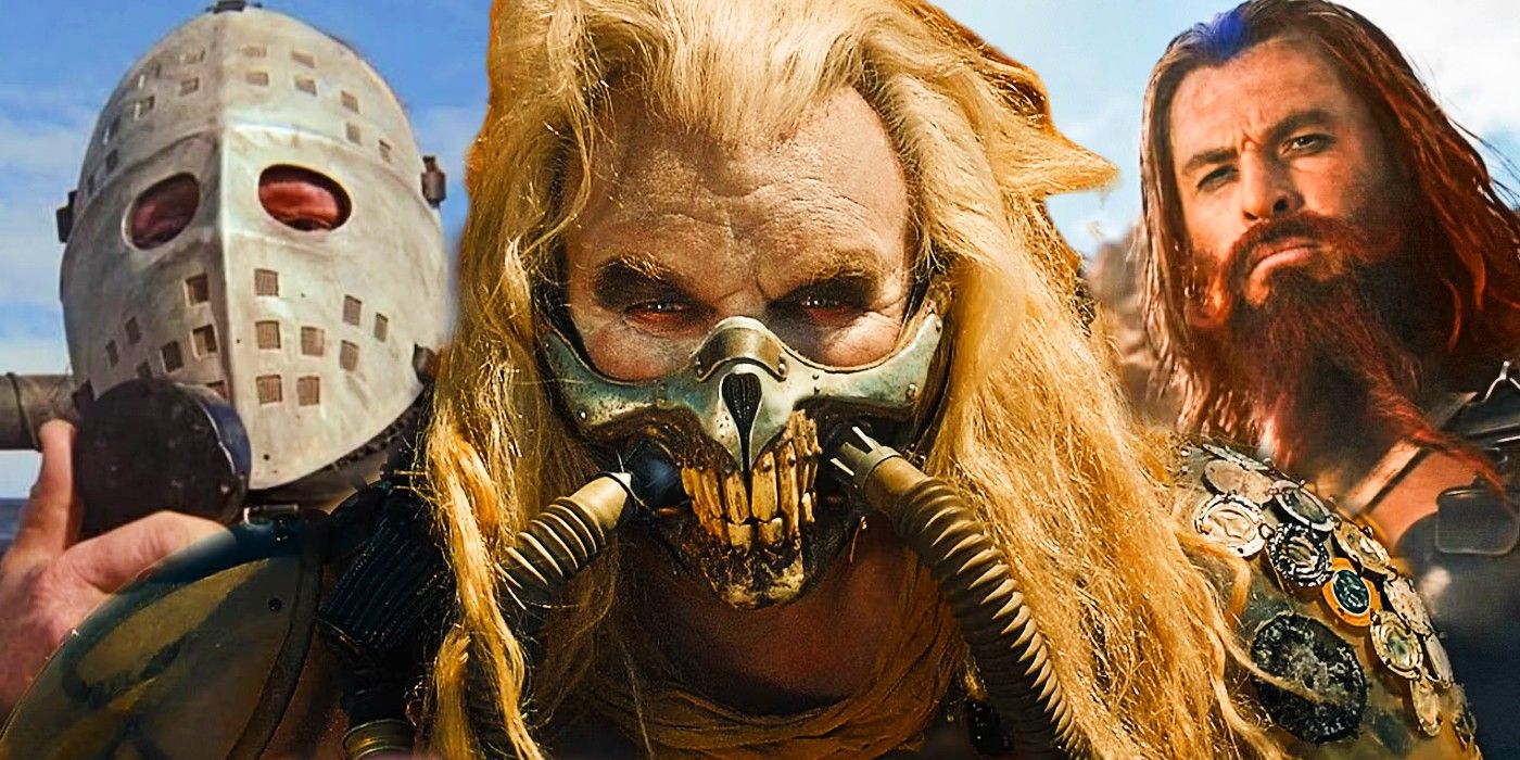 Blended image of Humungus, Immortan Joe, and Dementus in the Mad Max franchise