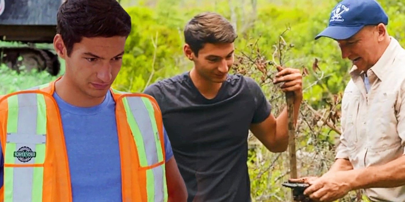 Blended image of Peter Fornetti in The Curse of Oak Island