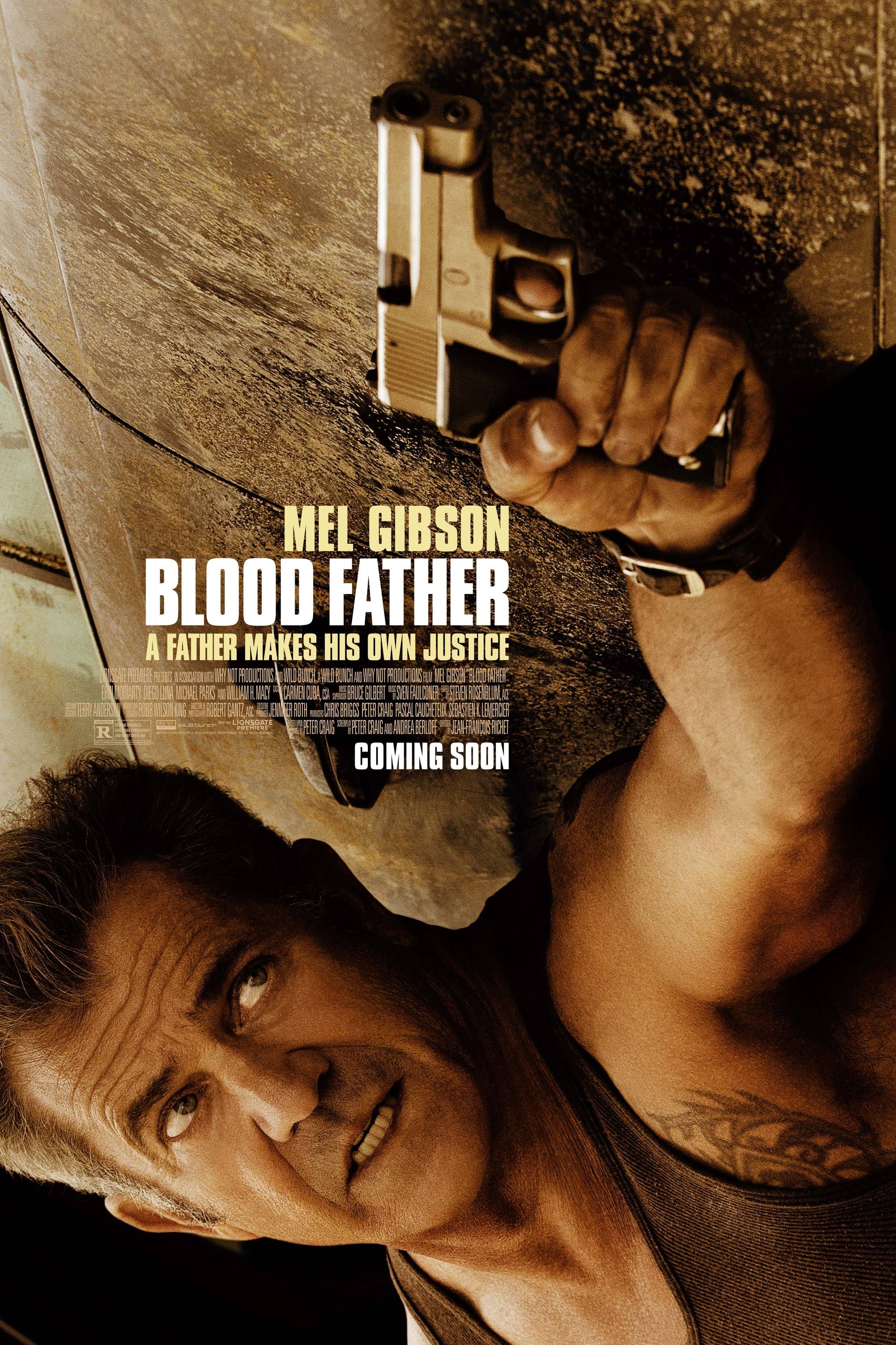 Blood Father (2016) - Poster - Mel Gibson With A Gun