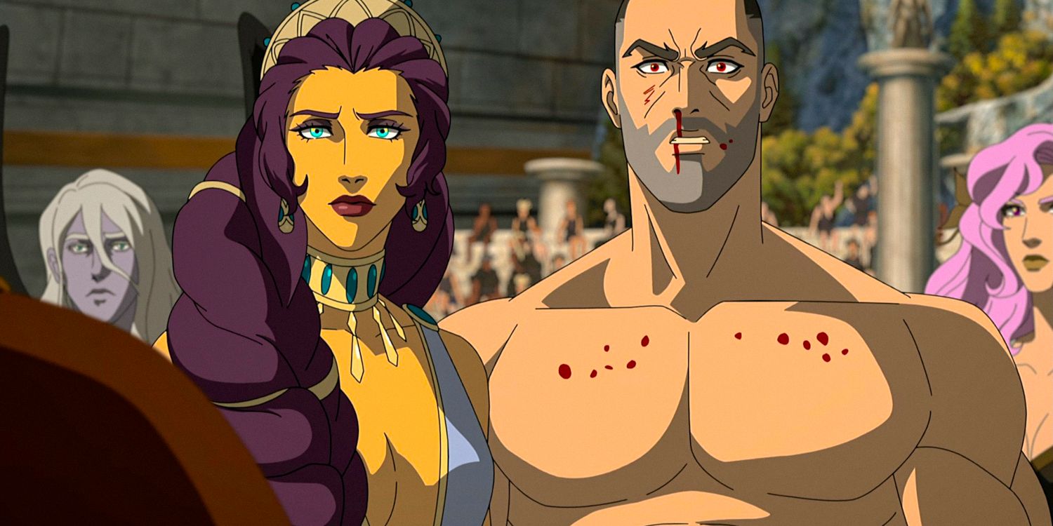 Hera and Ares in Blood of Zeus season 2