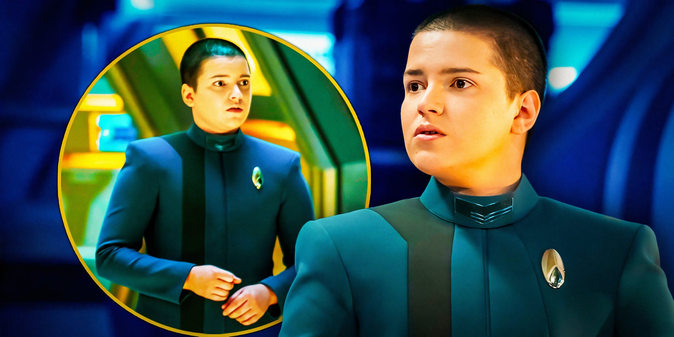 Blu del Barrio as Ensign Adira Tal in Star Trek Discovery 