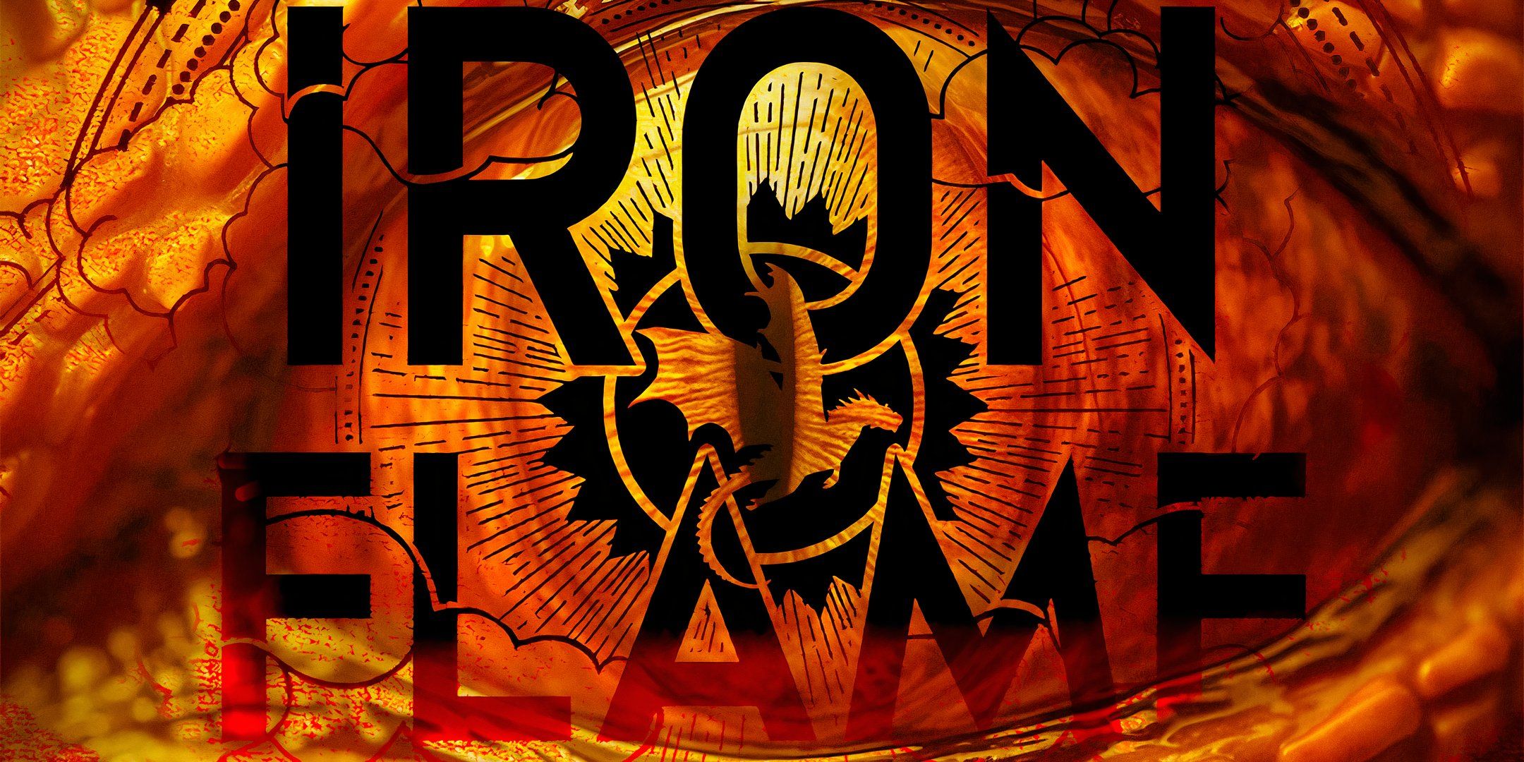 A cropped image of the Iron Flame book cover
