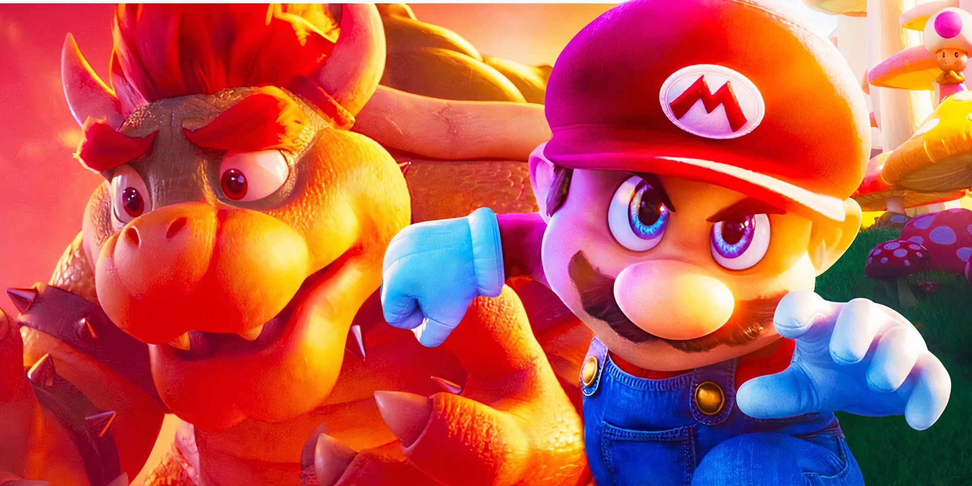 Bowser y Mario de la película Super Mario Bros.