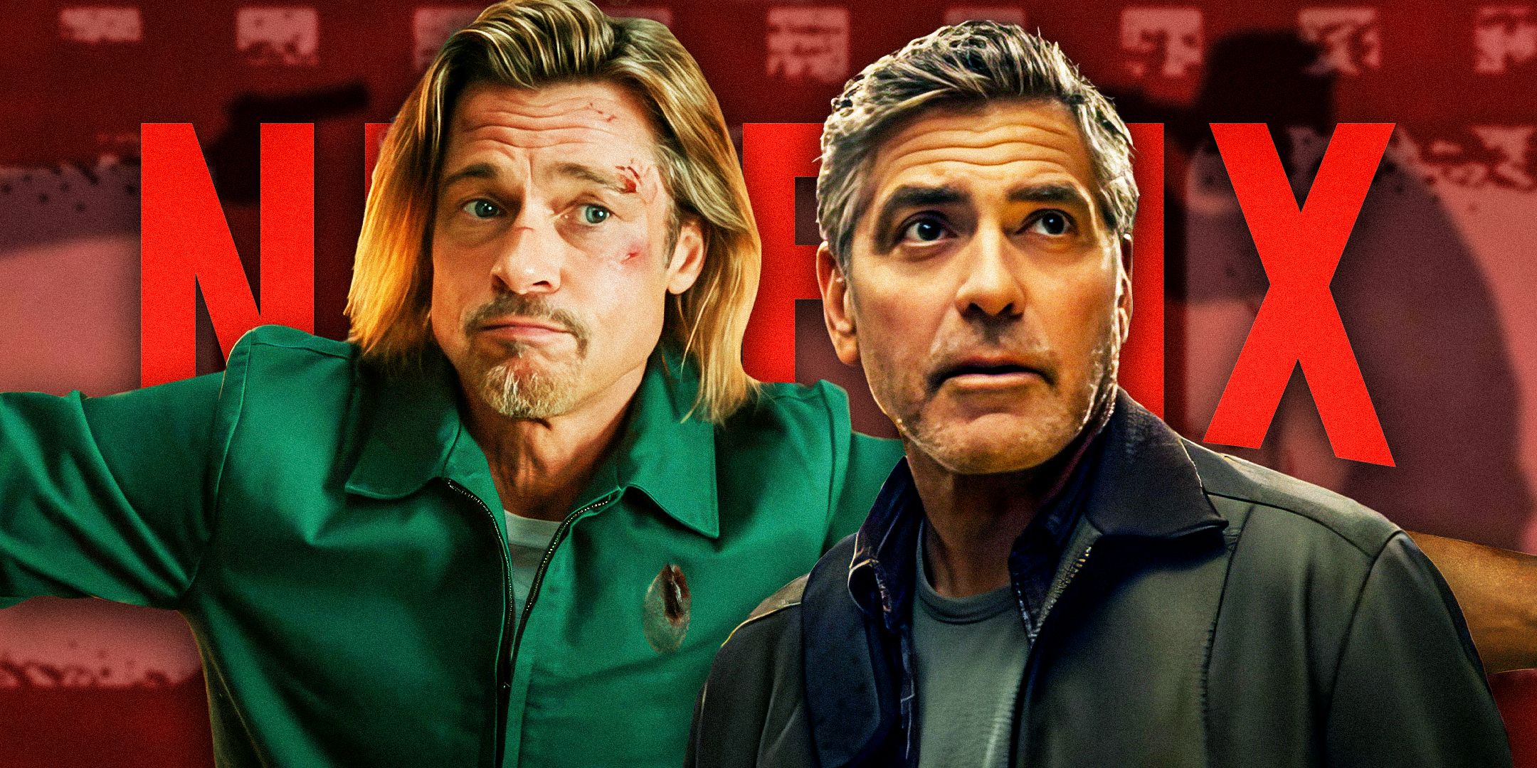 (Brad-Pitt-as-Ladybug)-from-Bullet-Train-and-(----George-Clooney-as-Frank-Walker)-from-Tomorrowland