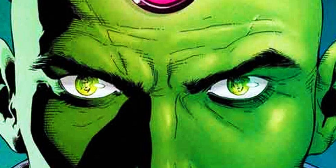 Brainiac's eyes in DC Comics