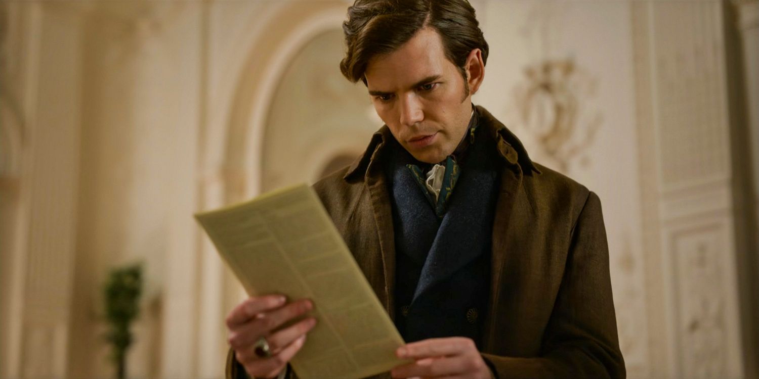 I will take a shot of Colin Bridgerton (Luke Newton) reading the Lady Whistledown's Society Papers in Bridgerton season 3 Part 1