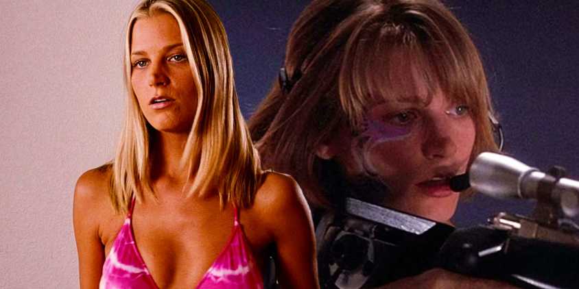Blended image of Bridget Fonda in Jackie Brown and Point of No Return