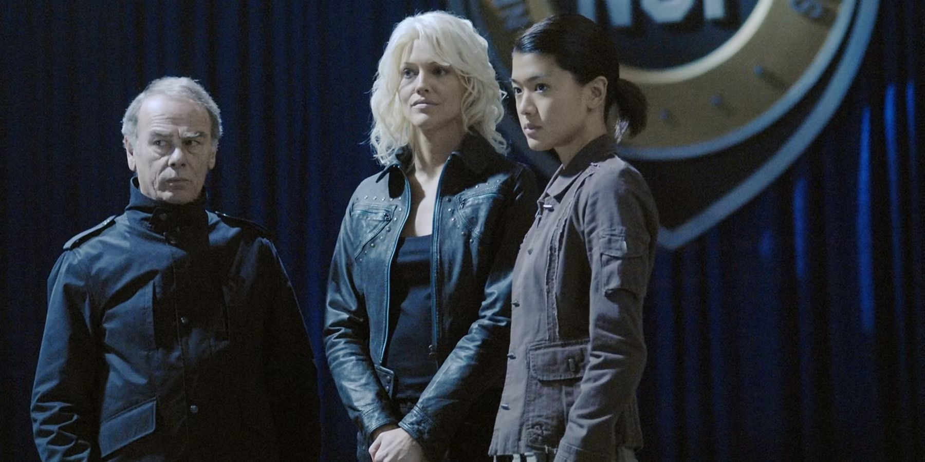 Cavil, Six and Boomer in Battlestar Galactica